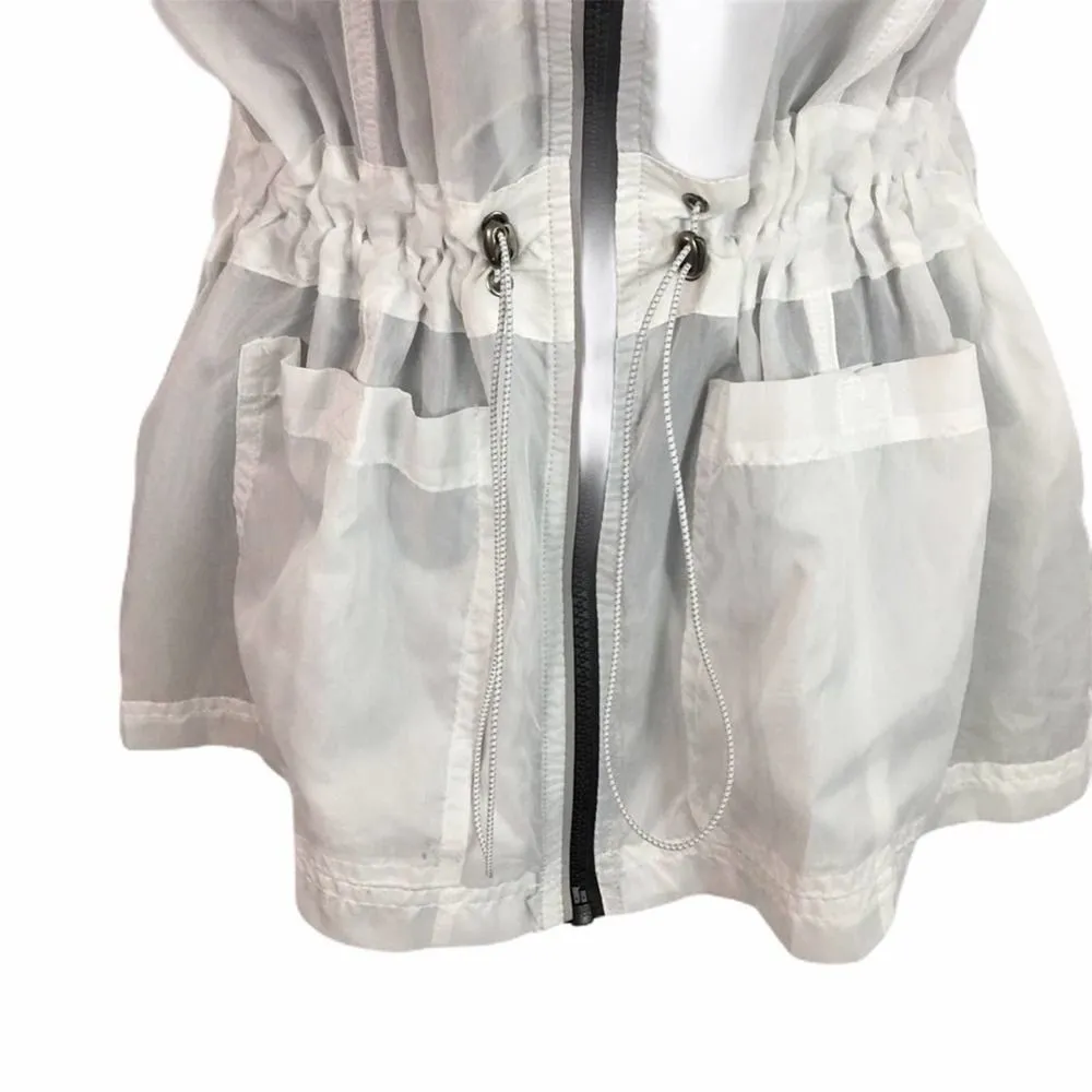 Fabletics  Yoga Nylon Sleeveless Zippered Best Jacket Size Small - Image 3