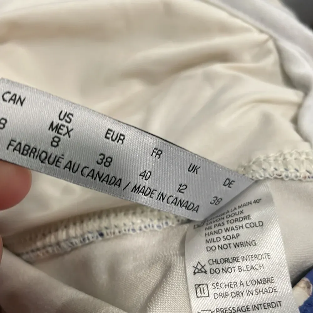 SHAN Tokyo Wrap Swimsuit size 8 Blue - Image 12