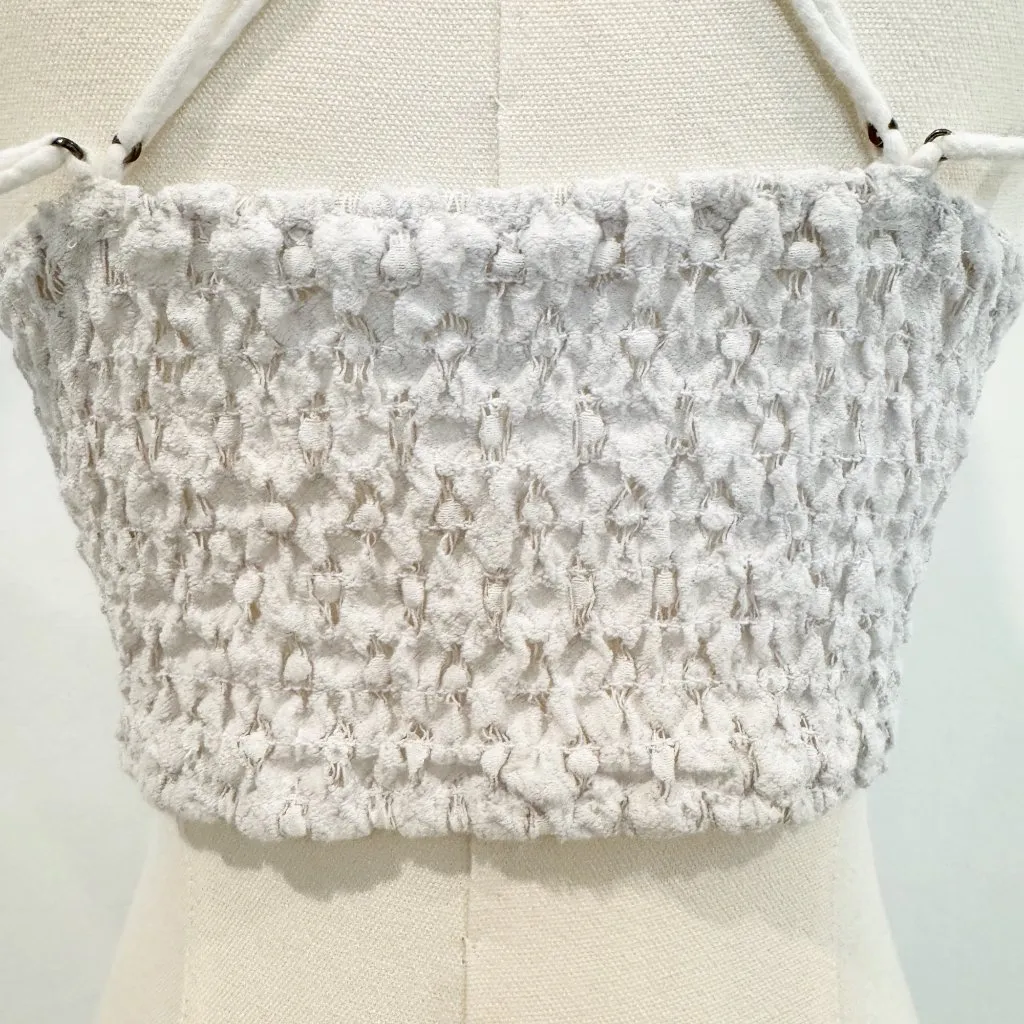 Free‎ People Adella Women's Lace Bralette in White Size Large - Image 7