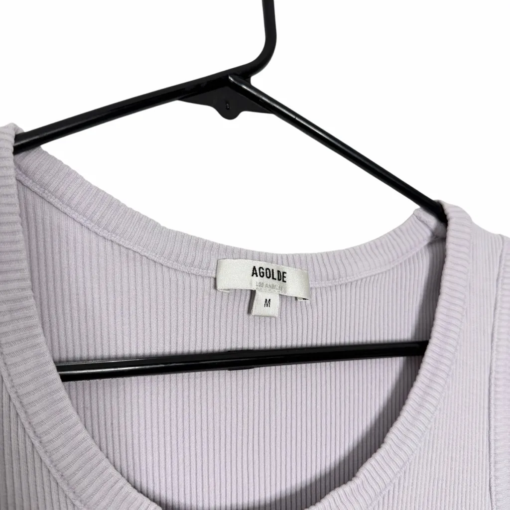 Agolde Ribbed Tank Top - Image 4