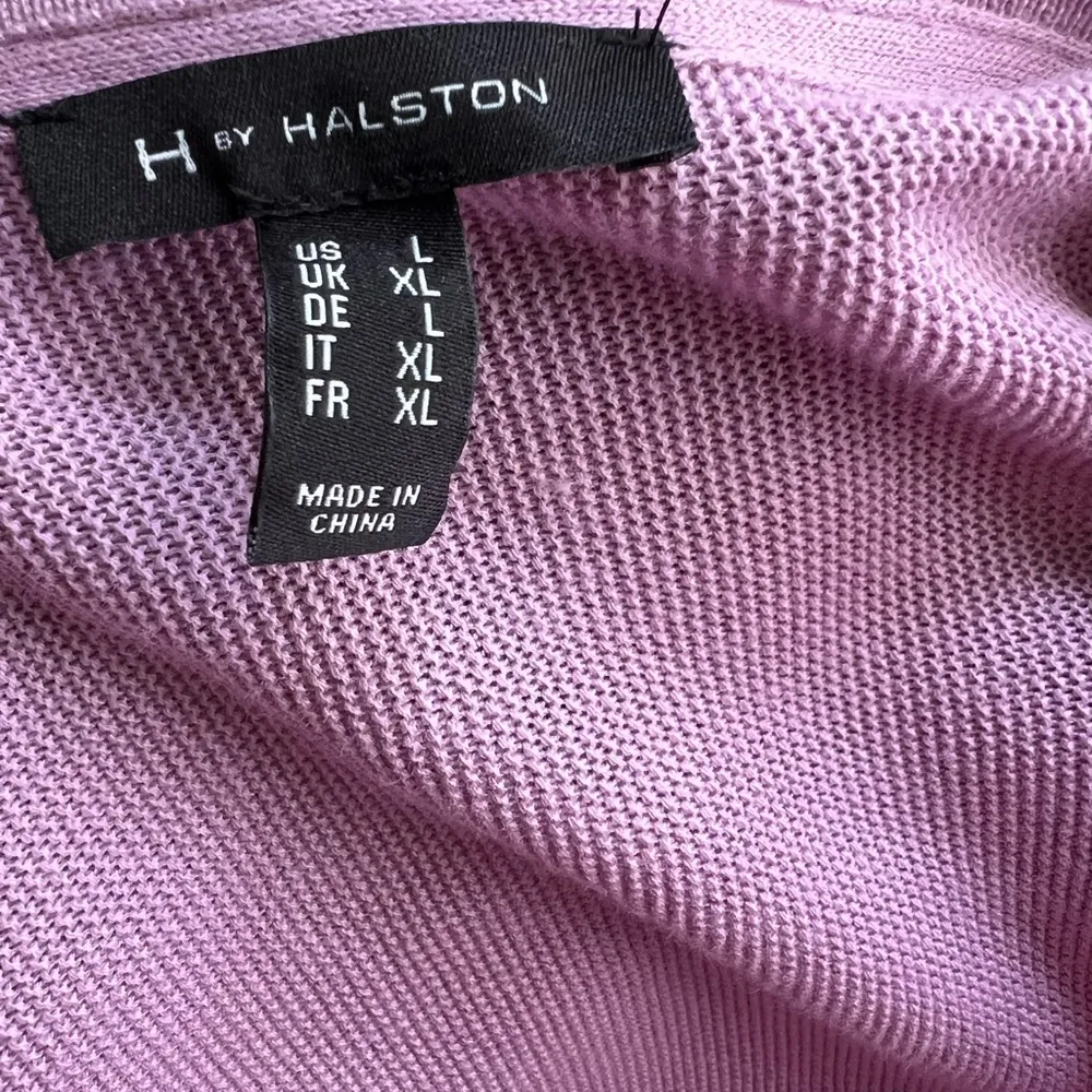 H by Halston  Lavender Open front Cardigan.size large - Image 5