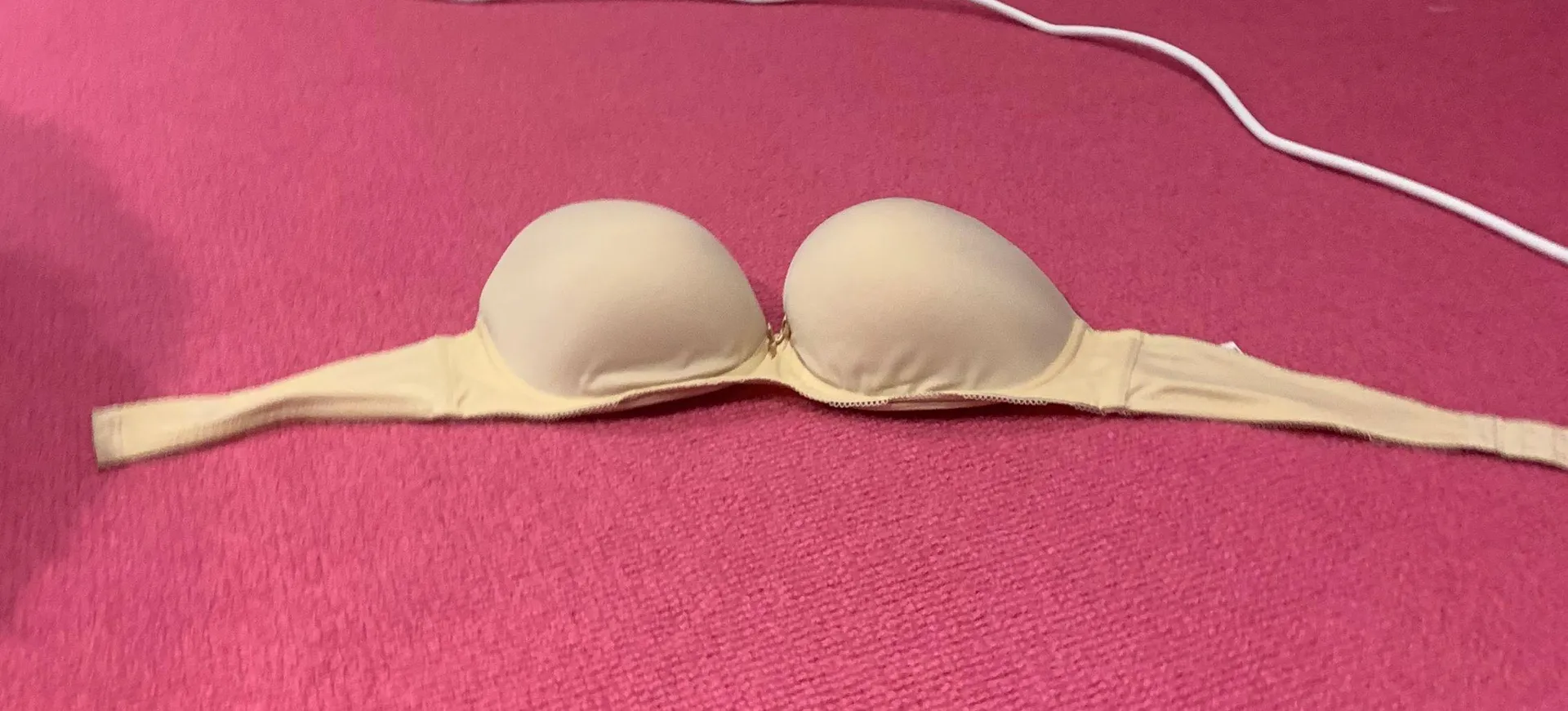 Idol Underwire Balconette Bra (strapless) Tan Size 34 plus - Image 2