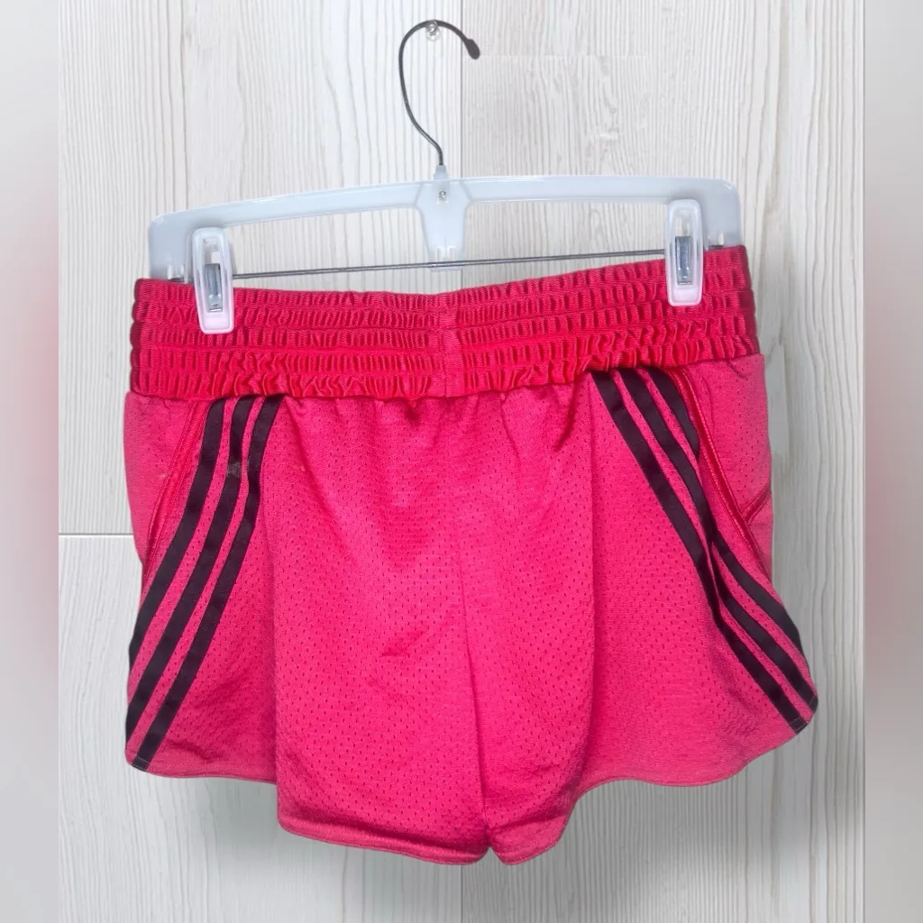 ADIDAS Women’s Hot Pink Athletic Shorts - Image 3