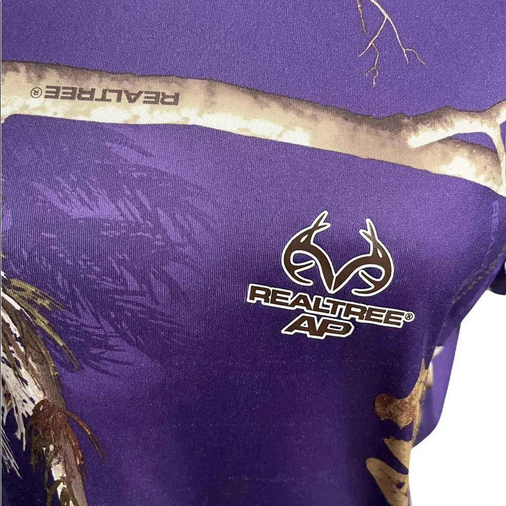 Realtree Purple Camo Activewear Top - Image 4