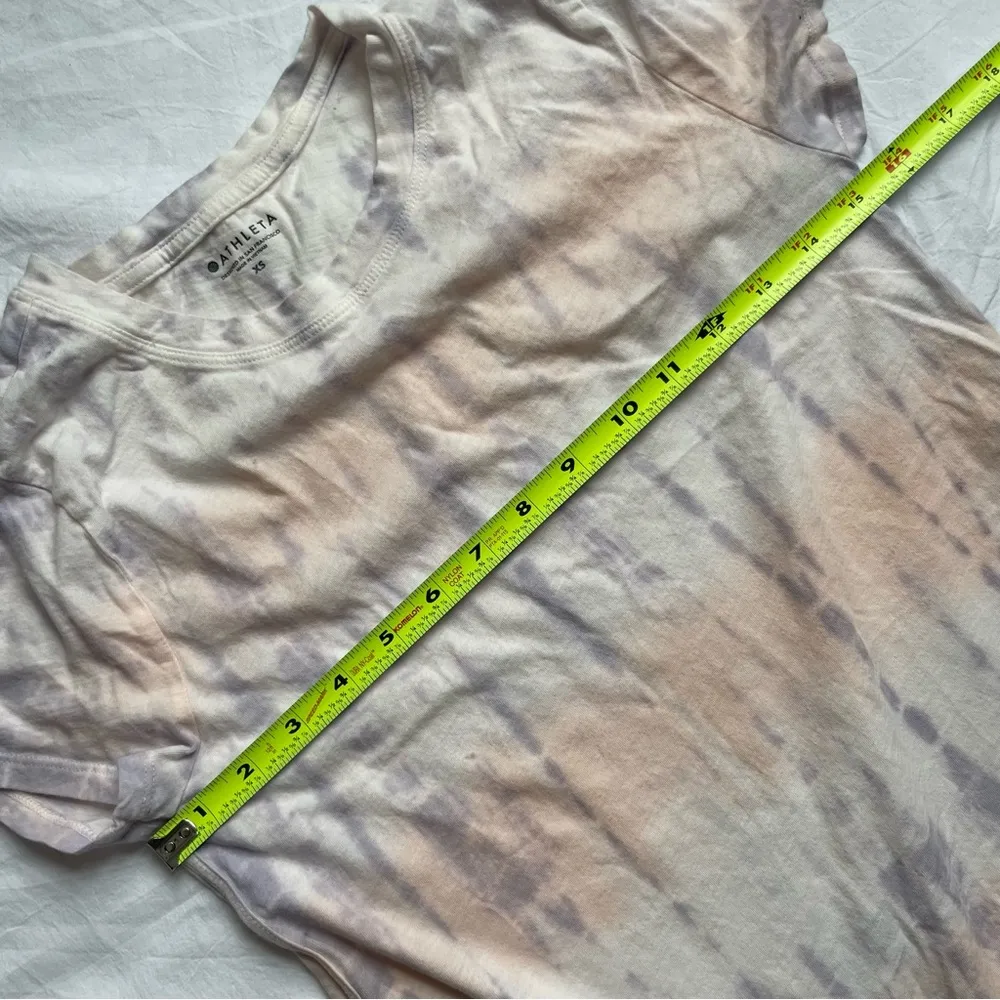 Pastel Tie Dye Lightweight Cotton Casual T-Shirt XS - Image 6