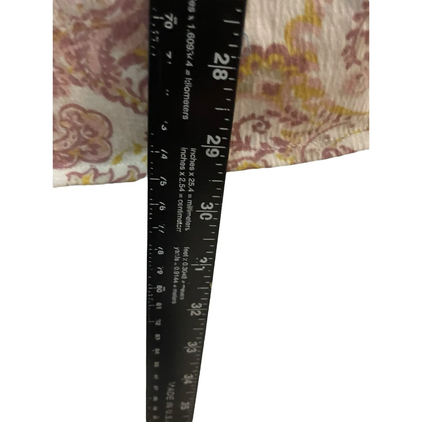 Paisley Boho Peasant Blouse Plus Size 18/20W Layered Sleeve Top Cottagecore Cato - Image 4