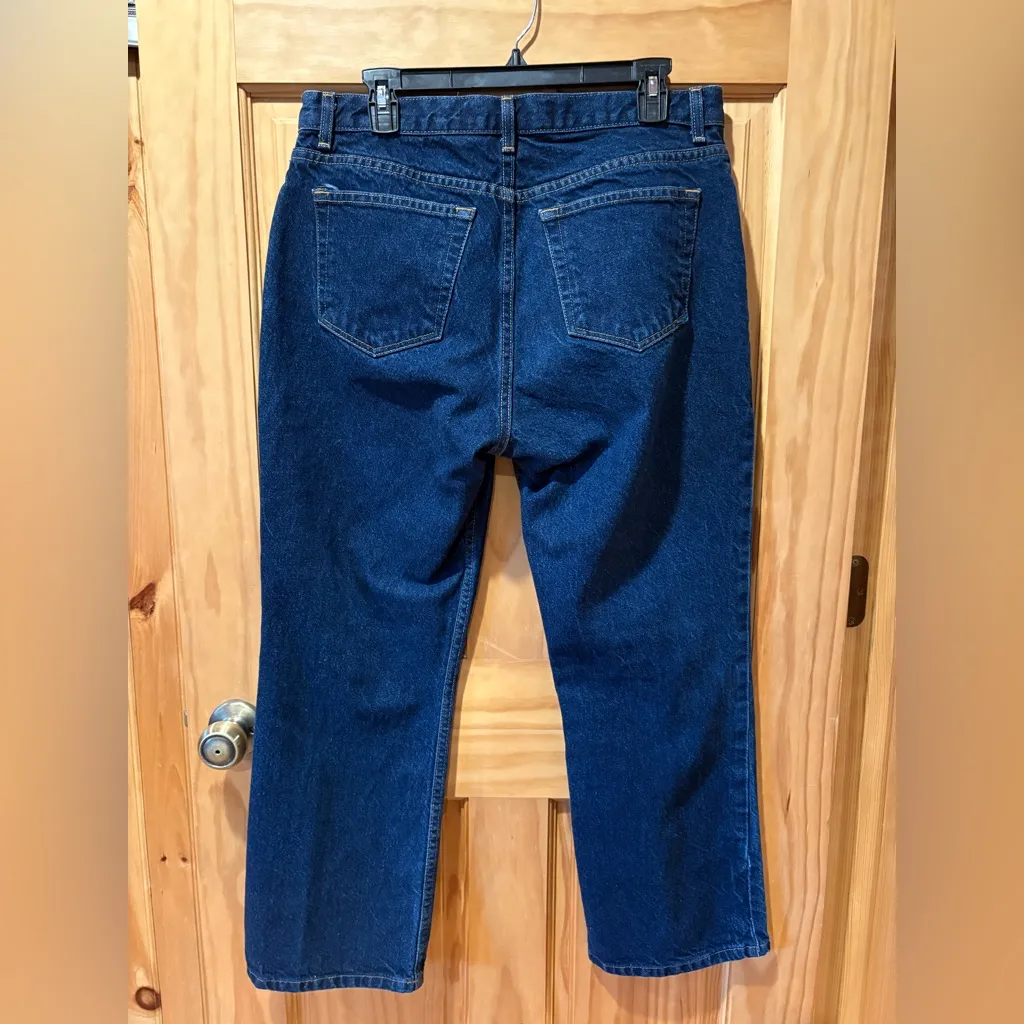 Vintage Gap button fly boot cut ankle jeans women’s 14 - Image 2