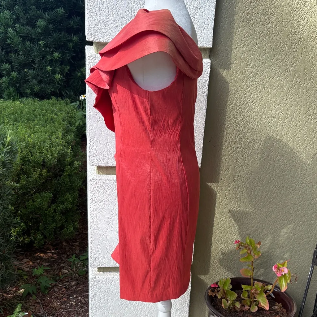 Jessica Simpson Strapless Ruffle Front Cocktail Dress - Image 4