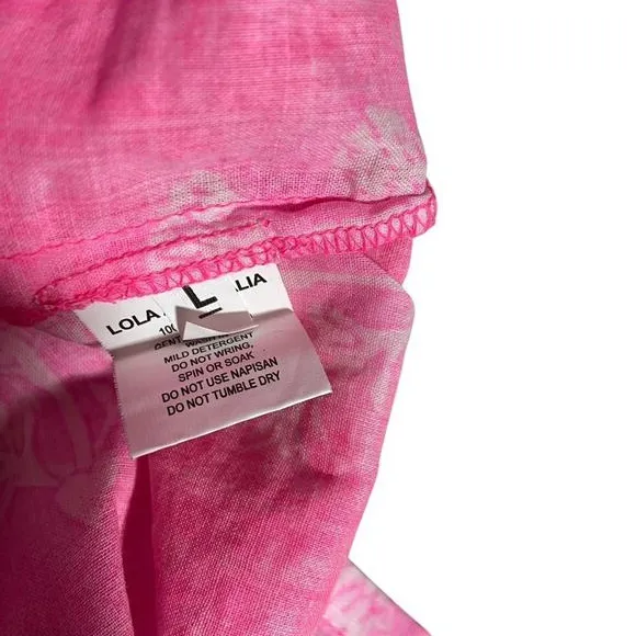 Lola Australia $259 Marilyn Pink Dress L‎ Size L - Image 8