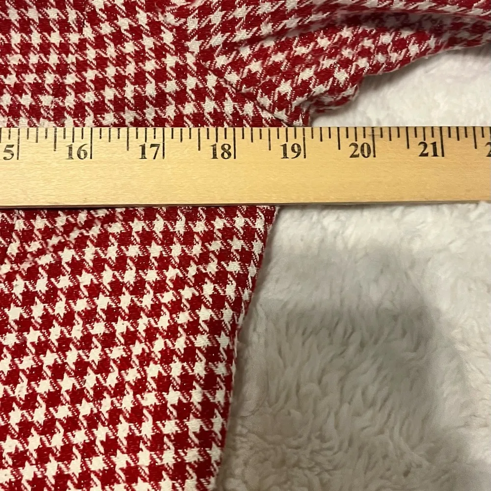 Anemone red and white houndstooth blazer measurements in pictures - Image 4