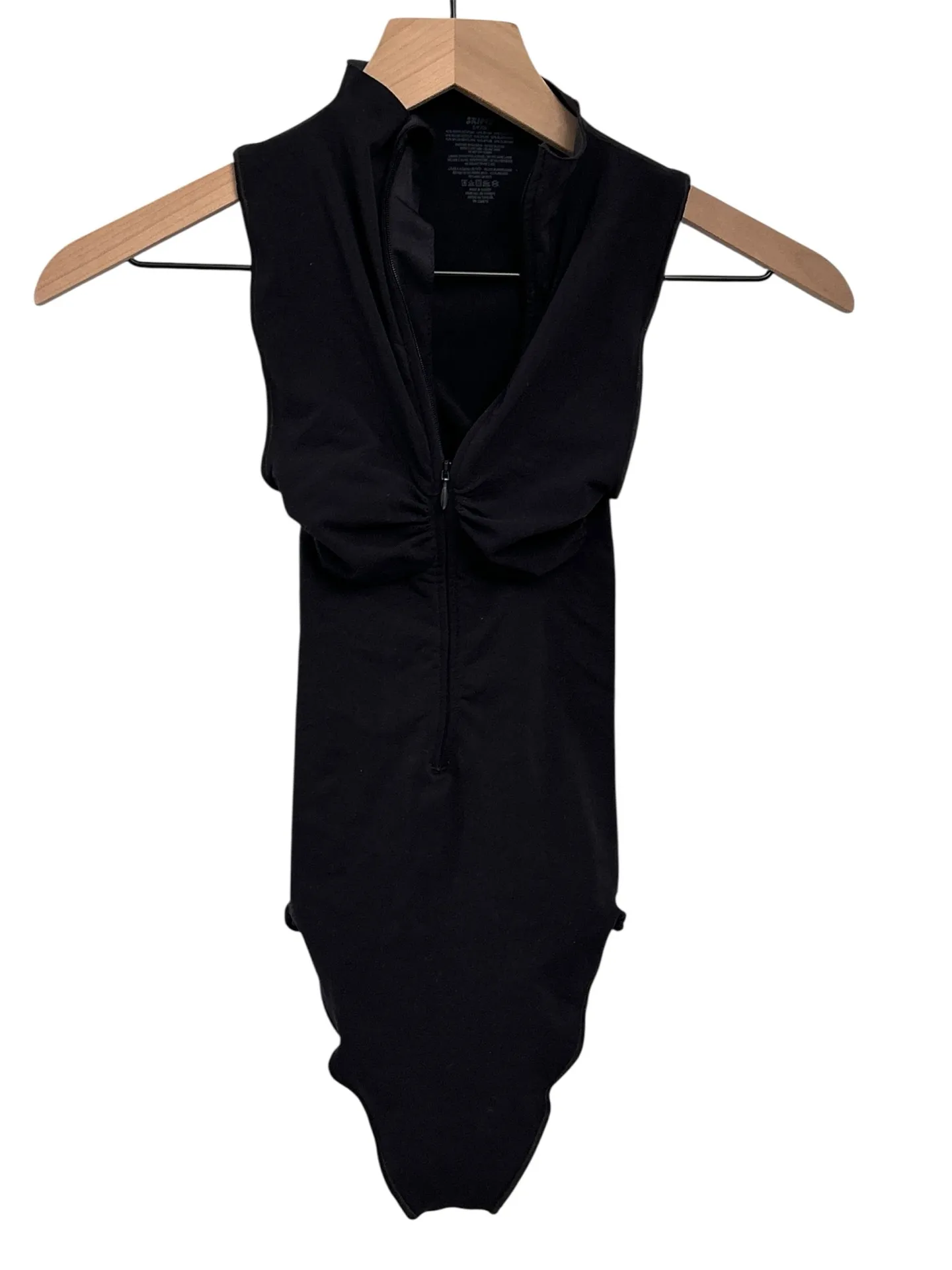 Skims seamless sculpt zip front sleeveless thong S  bodysuit NWOT - Image 3