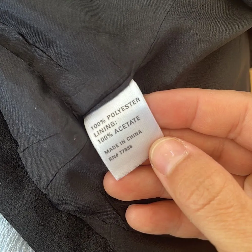 Madewell Buckly Drape Cardigan‎ Black Jacket Blazer Size 0 - Image 5