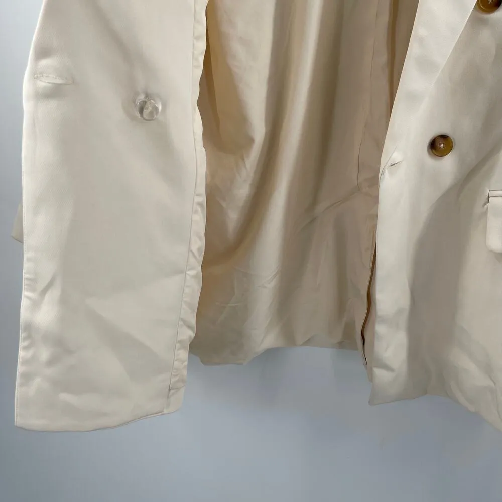 STEVE MADDEN Blazer Extra Large NWT Double Breasted Pristine Ivory Classic Work - Image 8