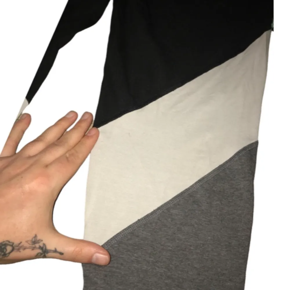 DriWorks Split Black/White/Gray Leggings Size XL - Image 4