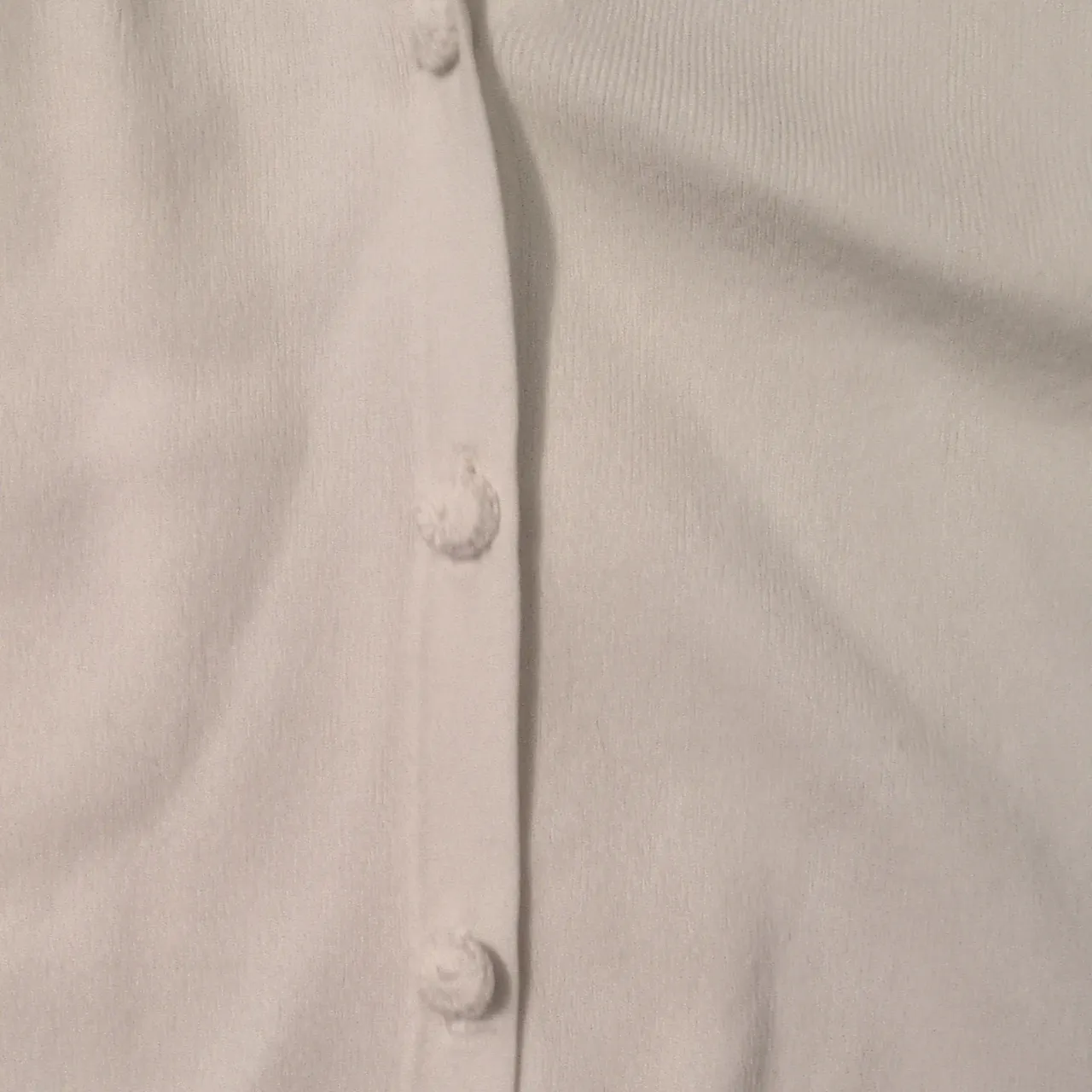 Loft White Cardigan 3/4 Sleeves Size Large - Image 2