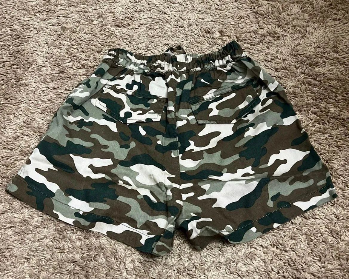 Drawstring Camo Shorts - Image 7