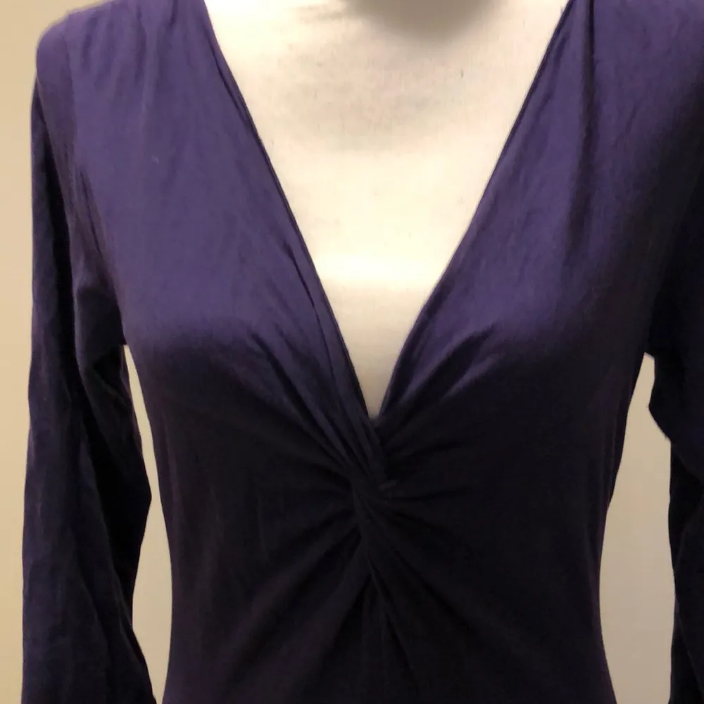 Velvet purple dress - Image 2