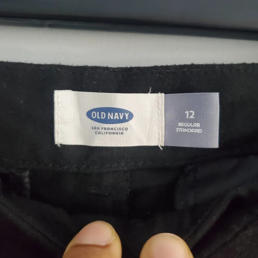 Old Navy Black Wide Leg Capri Pants 12 Regular - Image 6