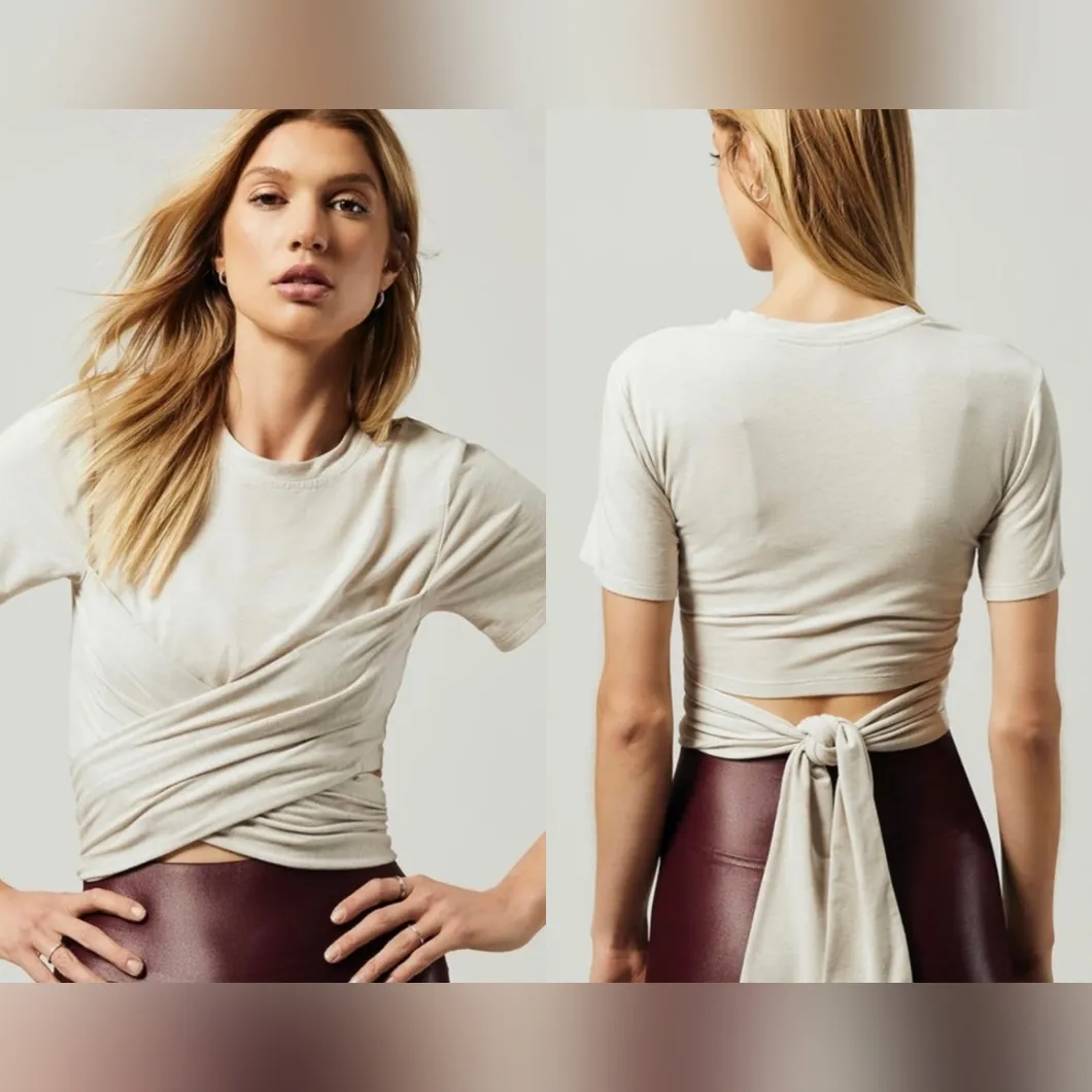 Varley  Ruth Fitted Crop Top - Image 6