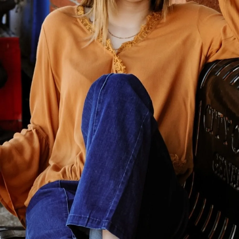 Lace Trimmed Surplice Top‎ - Image 11