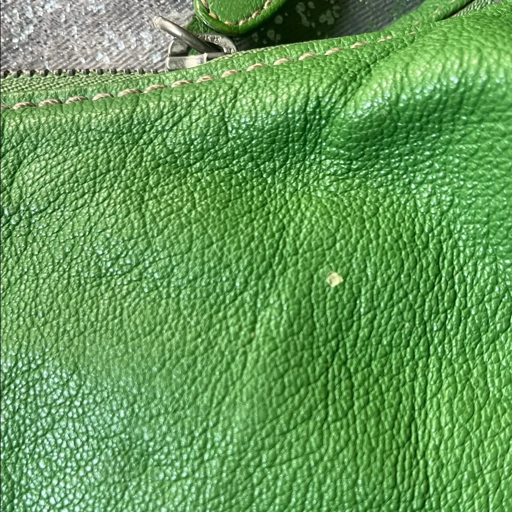 Barneys New York Vibrant Green Hobo Bag - Image 5