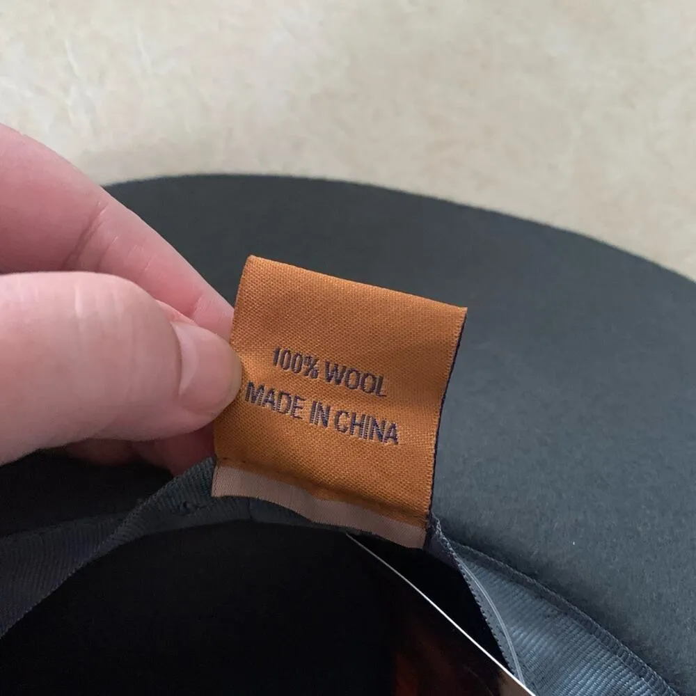 Urbanista floppy hat gray wool round brim one size cute summer new tags casual - Image 7