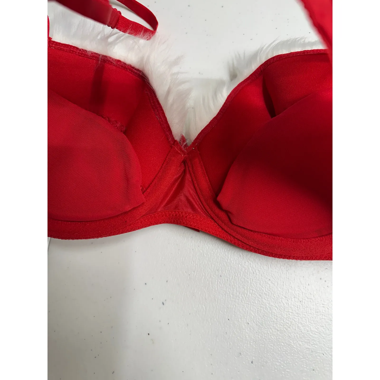 Adore Me Santa Bra Size 34C Christmas Lingerie Sexy Mrs Clause Holiday Costume - Image 4