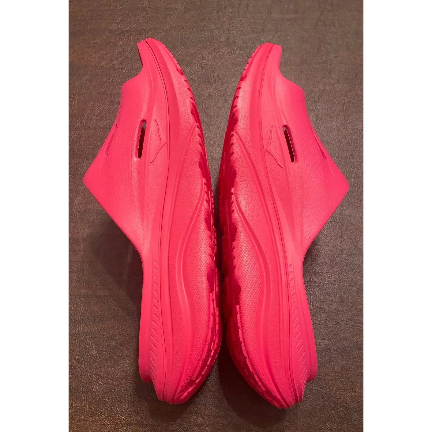 NWT Hoka Ora Recovery Slide 3 Sandals Pink Sze 11M/13W Athleisure Travel Comfort - Image 3