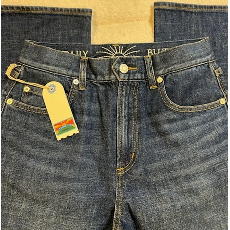 DAILY BLUE by AG Adriano Goldschmied Women's Straight Leg Jeans 27 NWT - Image 10