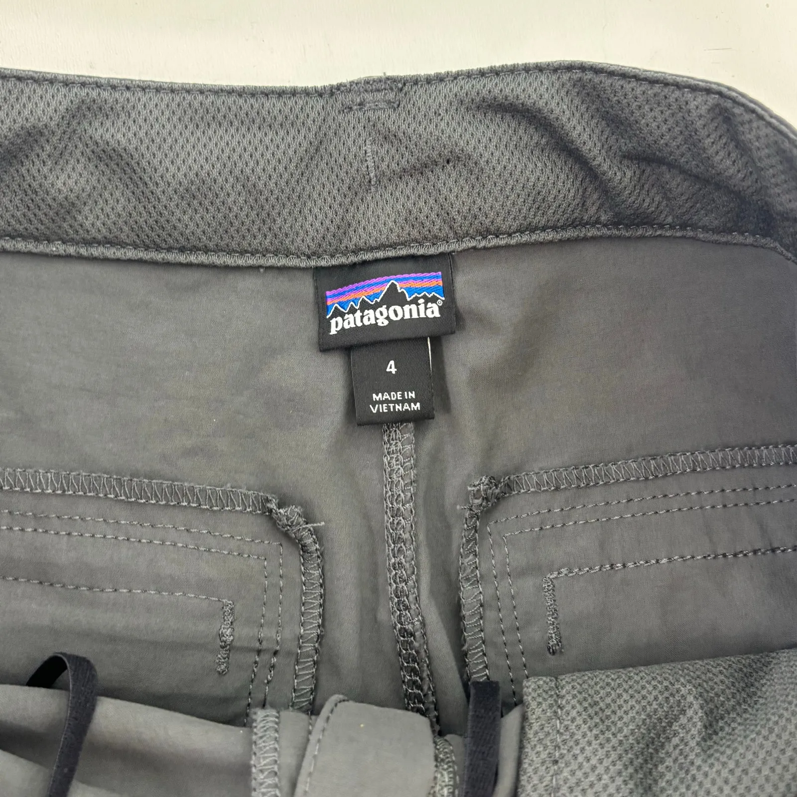 Patagonia Womens Quandry Hiking, Outdoor Straight Leg Pants  Gray 4 - Image 5