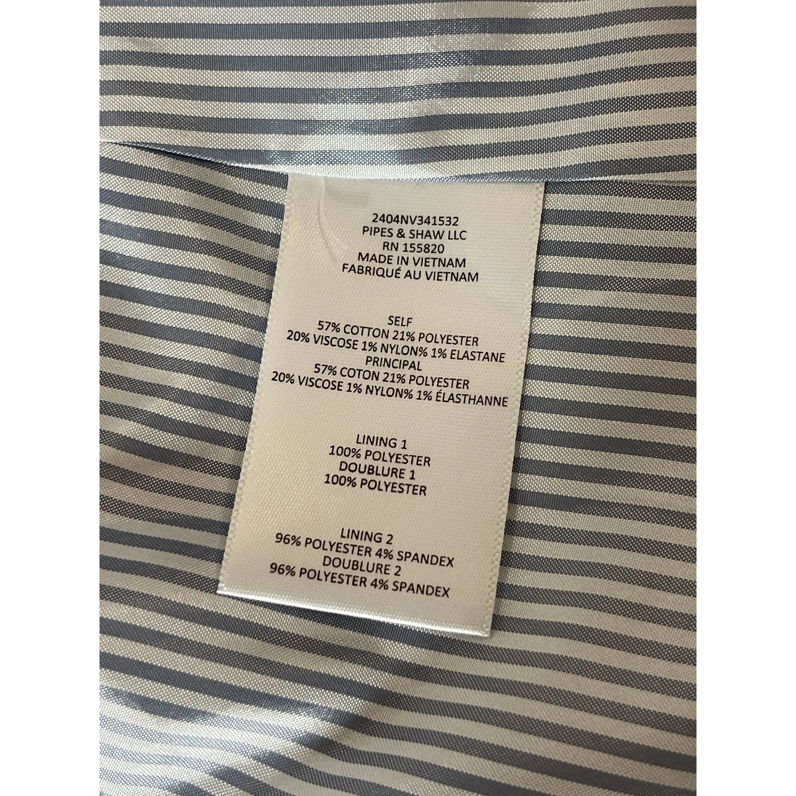 Veronica Beard Gaya Dickey Blue Faux Double Breasted Blazer Coat Jacket Size 8 - Image 7