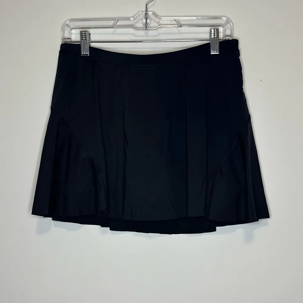 Athleta High Rise Match Point Skirt Skort Black Tennis Sport Size S - Image 3