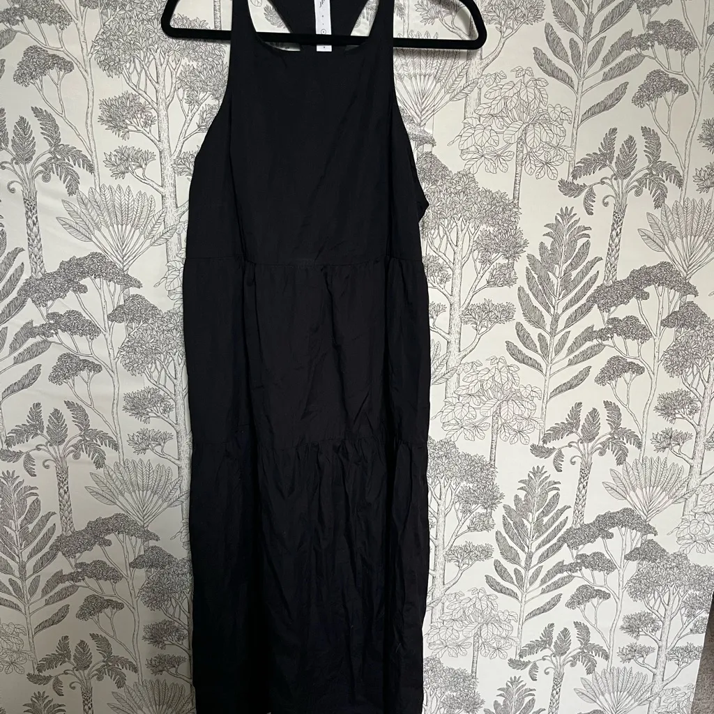 Garmentory DESIGNER JULIETTE FABBRI maxi dress black 100% cotton made in NYC m/l Size M - Image 10