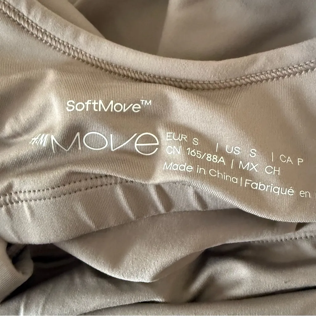 H&M  SPORTS  SOFTMOVE Tank Top Sleeveless Stretch Yoga Gym SZ S NEW - Image 5