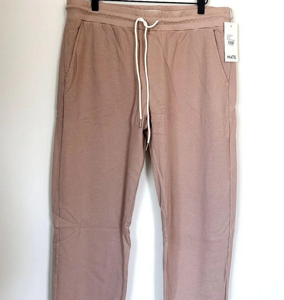 NWT MATE the Label Rose Organic Terry Classic Jogger - 1X - Image 6