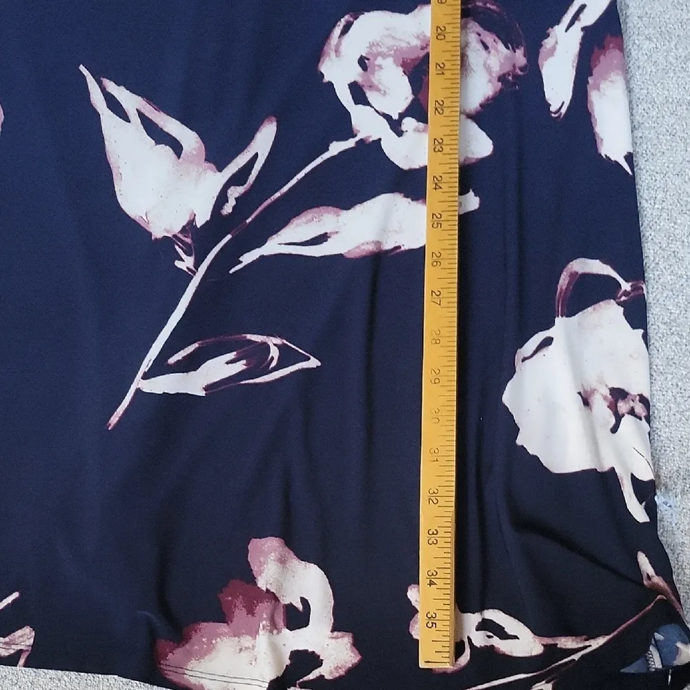 Ralph Lauren Blue and Pink Sleeveless Tank Midi Dress Size18 - Image 3