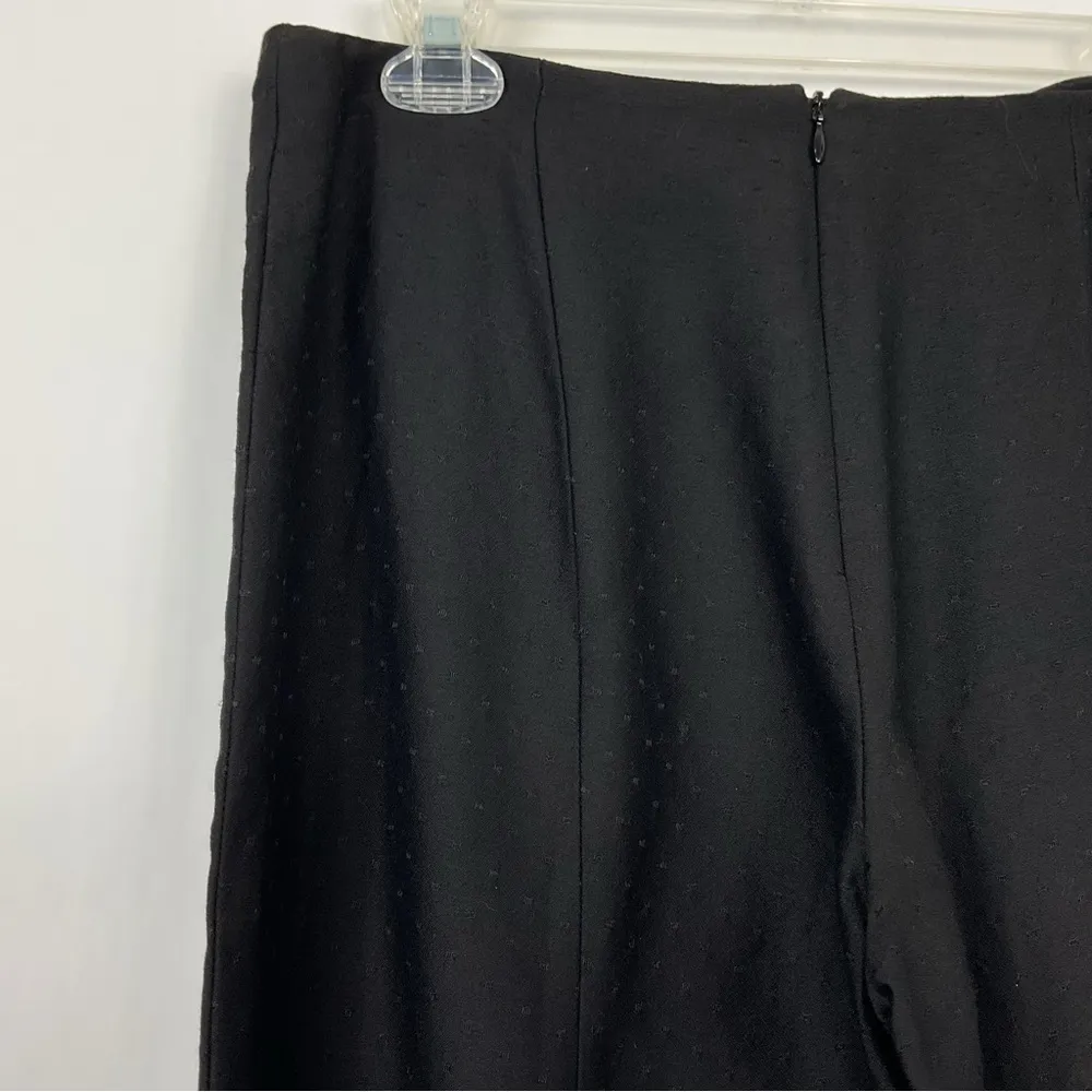 Armani Collezioni Black Textured Pants Size 8 - Image 4
