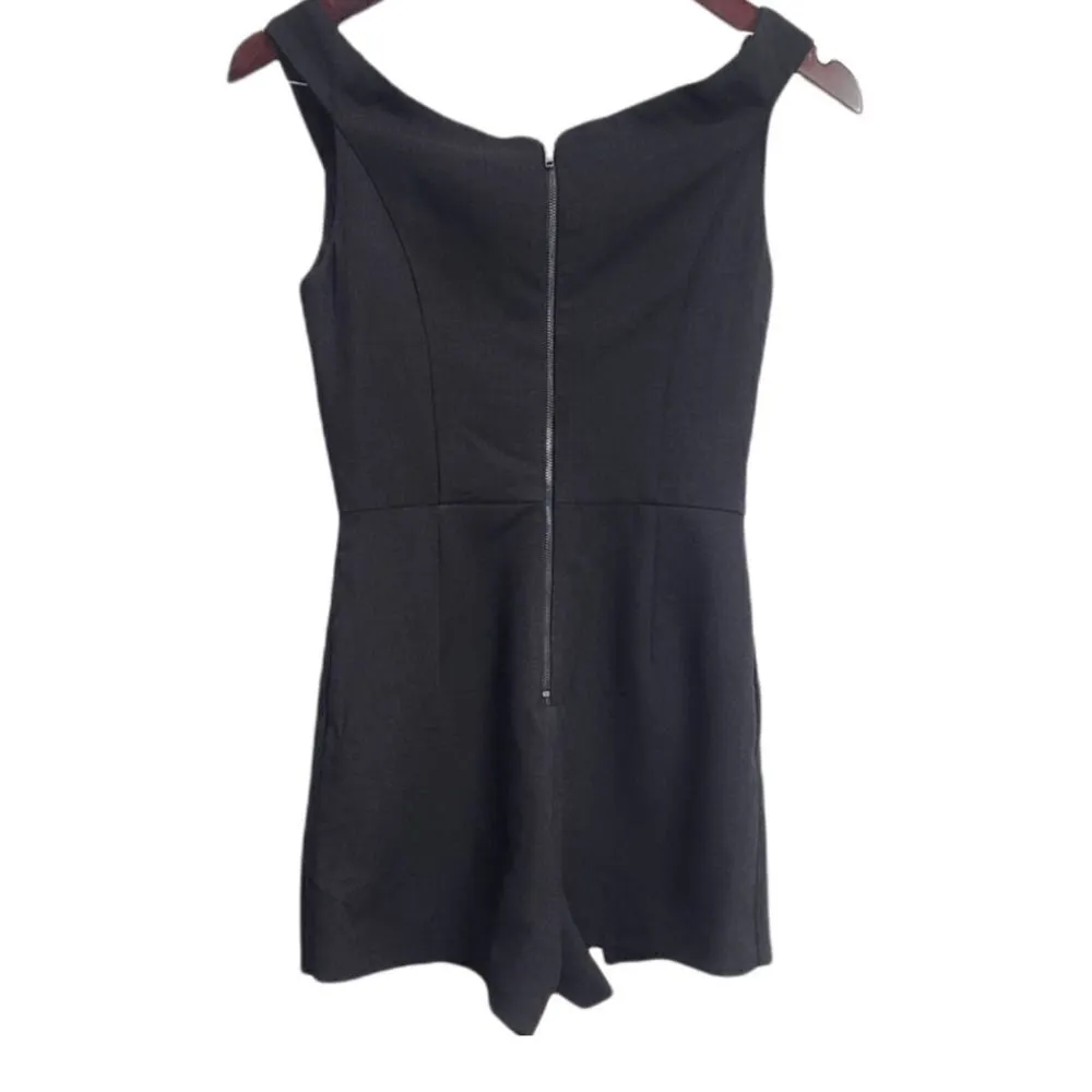 Revolve Women's Say it Ain't So Romper in Black Size Small - Image 3