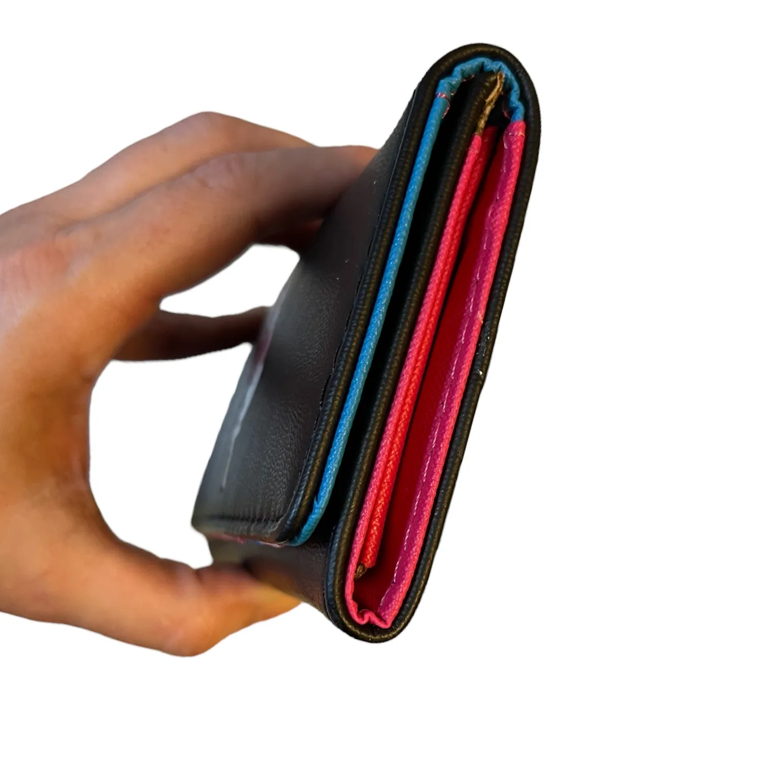 Black Minnie Mouse Hands Bow Wallet - Image 3