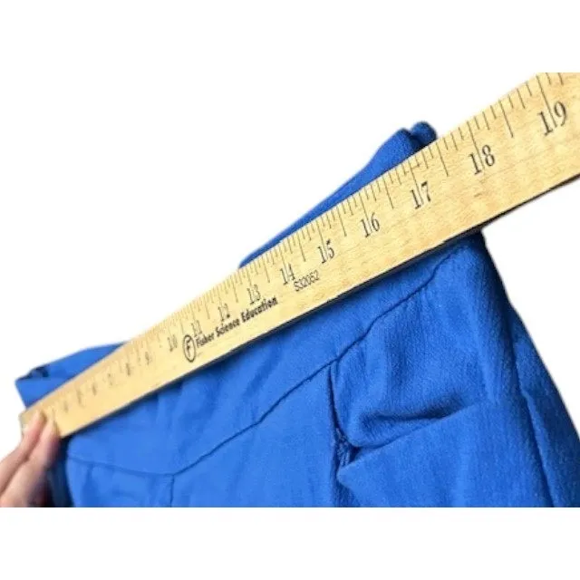 Drapers & Damons 1X Blue Capri Pants‎ High Rise Casual Coastal Cruise Vacation - Image 5