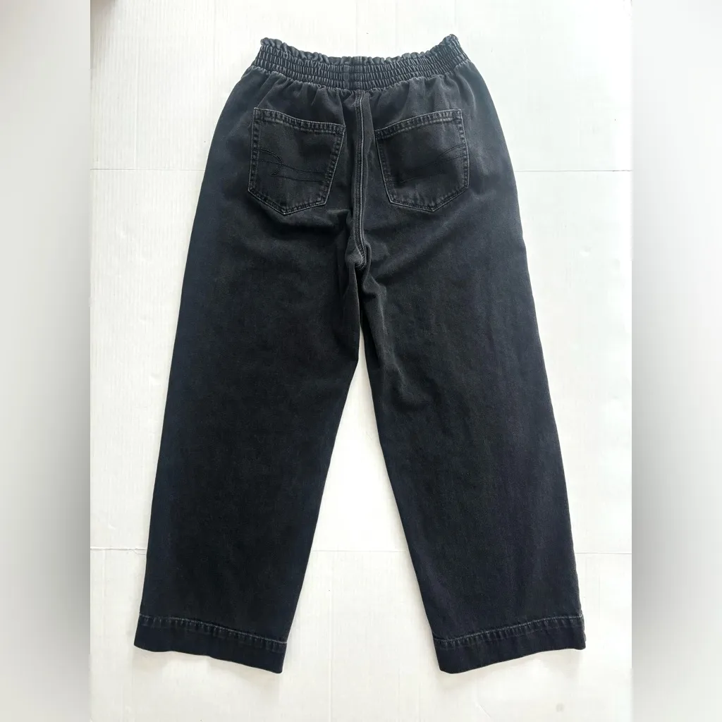 American Eagle Outfitters Black Wide Leg Jeans - Image 2
