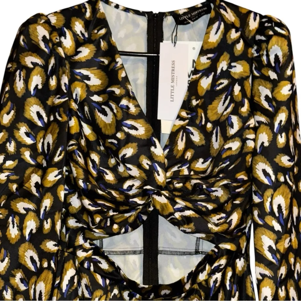 NWT LITTLE MISTRESS Print Powell Cutout Dress Size UK 10 US 6 - Image 5