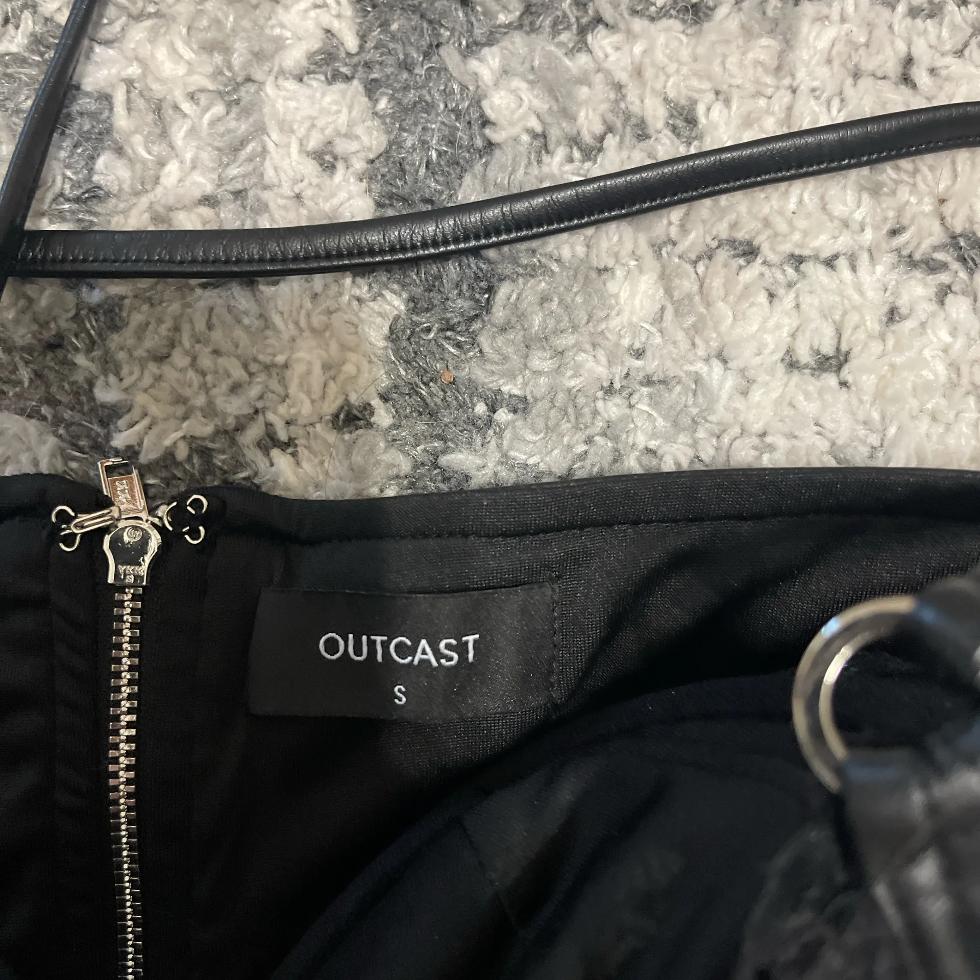 Outcast Faux Leather Corset Top - Image 4