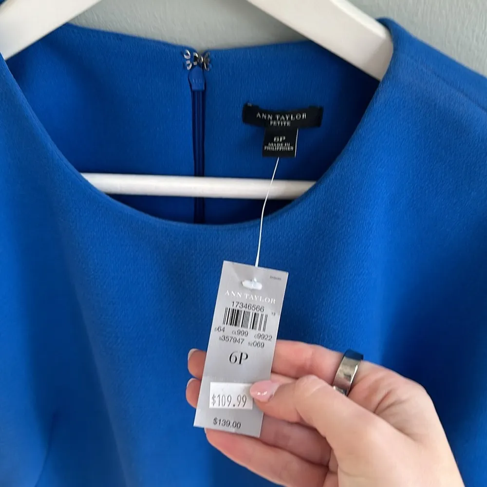 Ann Taylor Petite Side Zip Long Sleeve Dress - Image 6