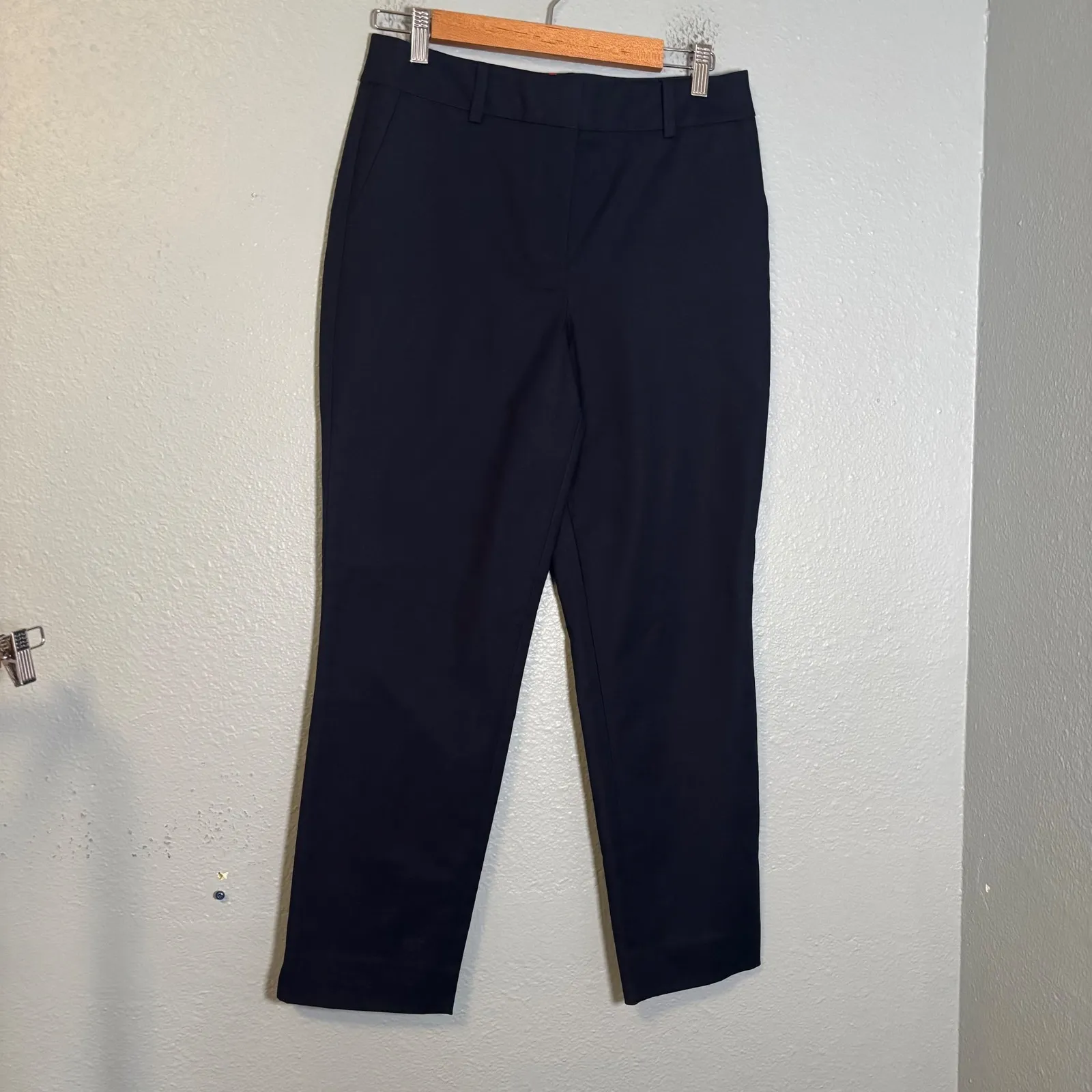 NWT Boden‎ Mayfair 7/8 Straight Leg Trouser Navy Blue Size 6 Preppy Office Ivy - Image 3