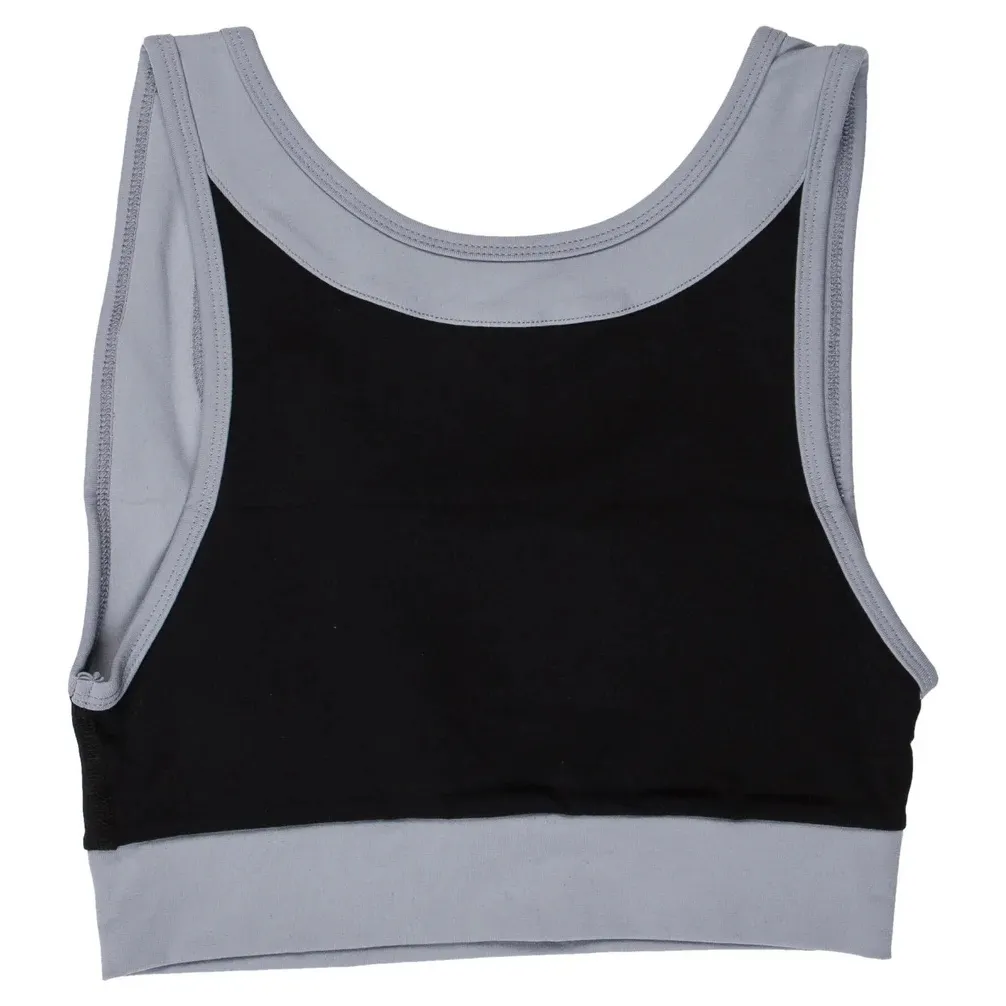 Live The Process Black and Gray Racerback Sports Bra Size XS - Image 4