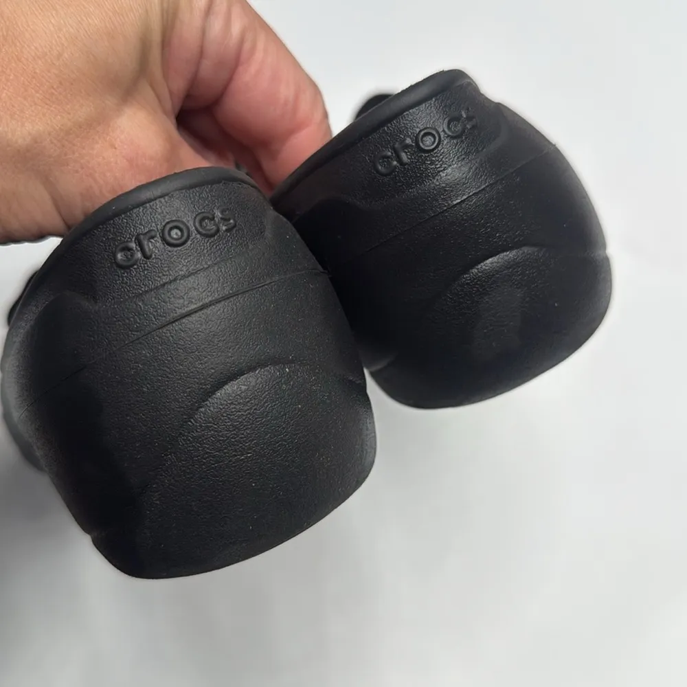 Crocs Juneau Black Loafer Lightweight Comfort Shoes Croclite S-305 Sz 10 - Image 6