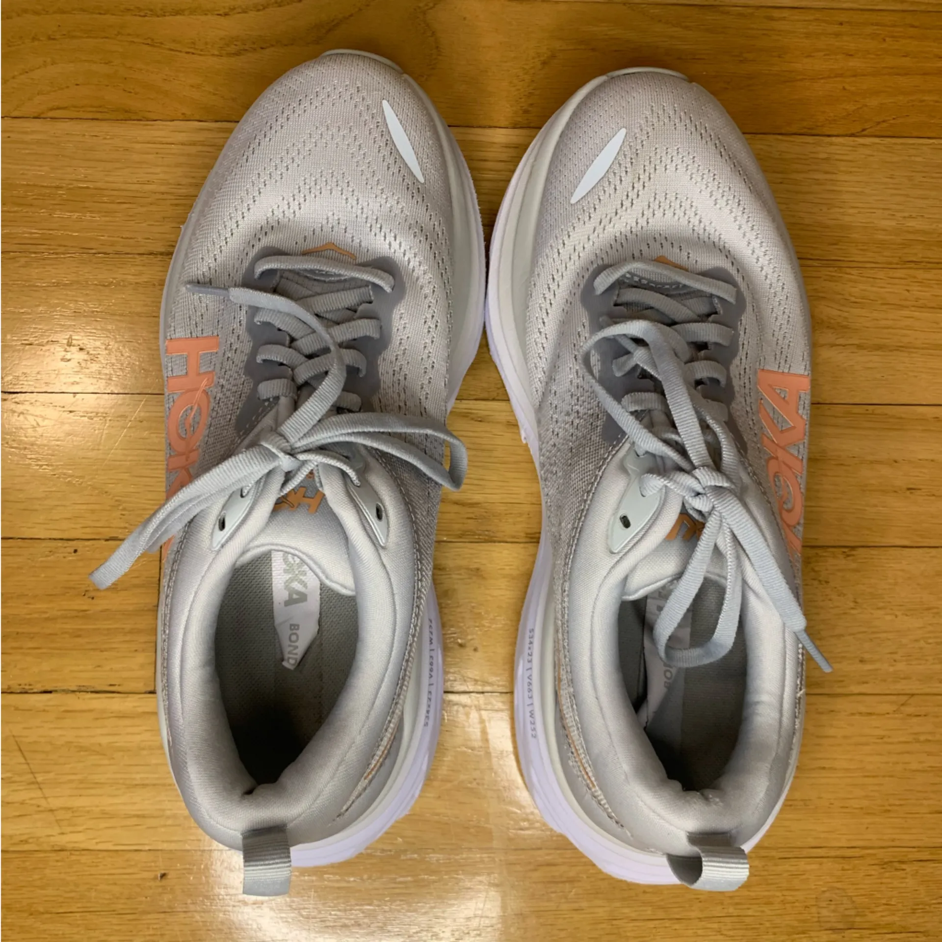 Hoka Bondi 8 Women's Sneakers in Gray - Image 6