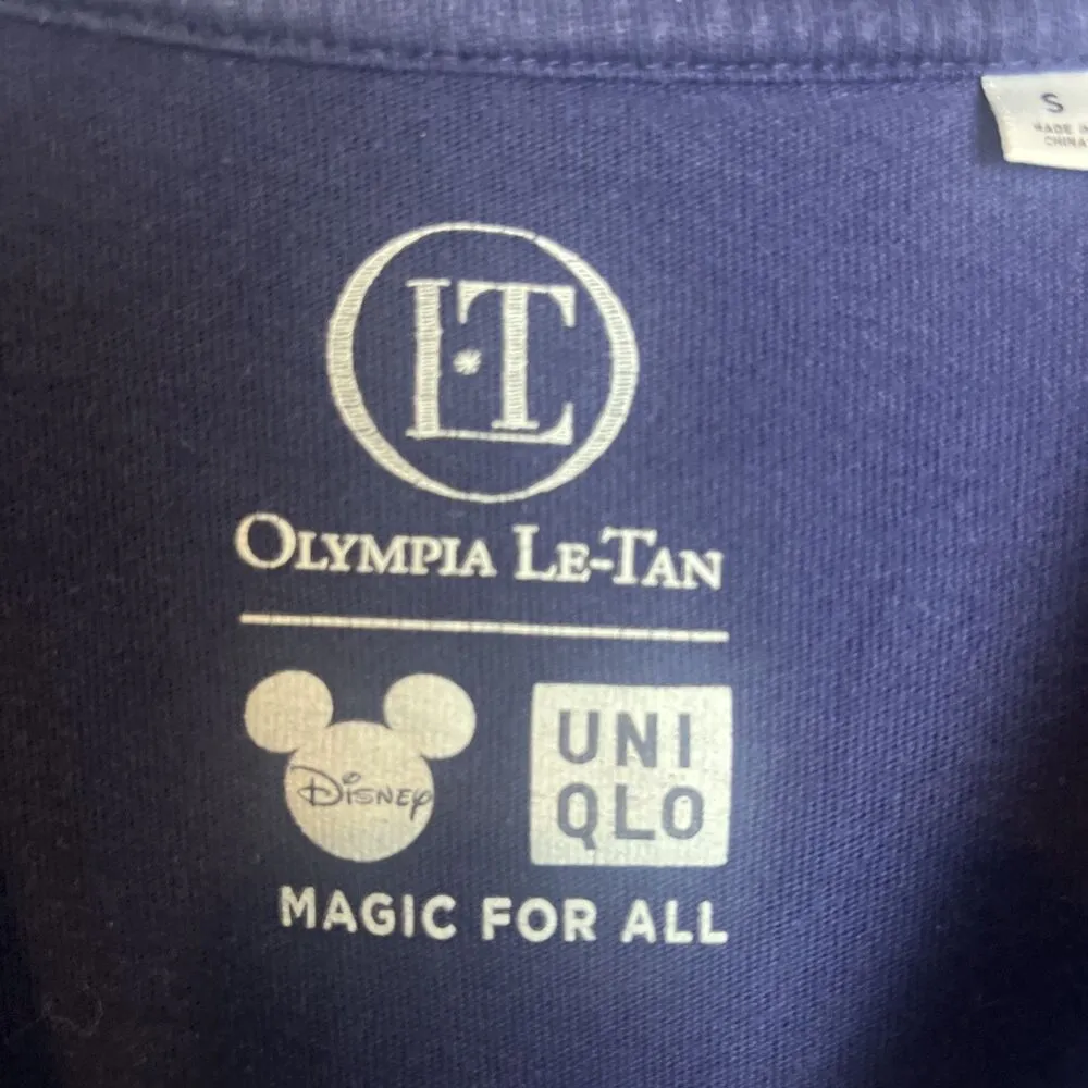 Disney Uniqlo Minnie Mouse Loves Dots Graphic Short Sleeve T-shirt Size Small - Image 5