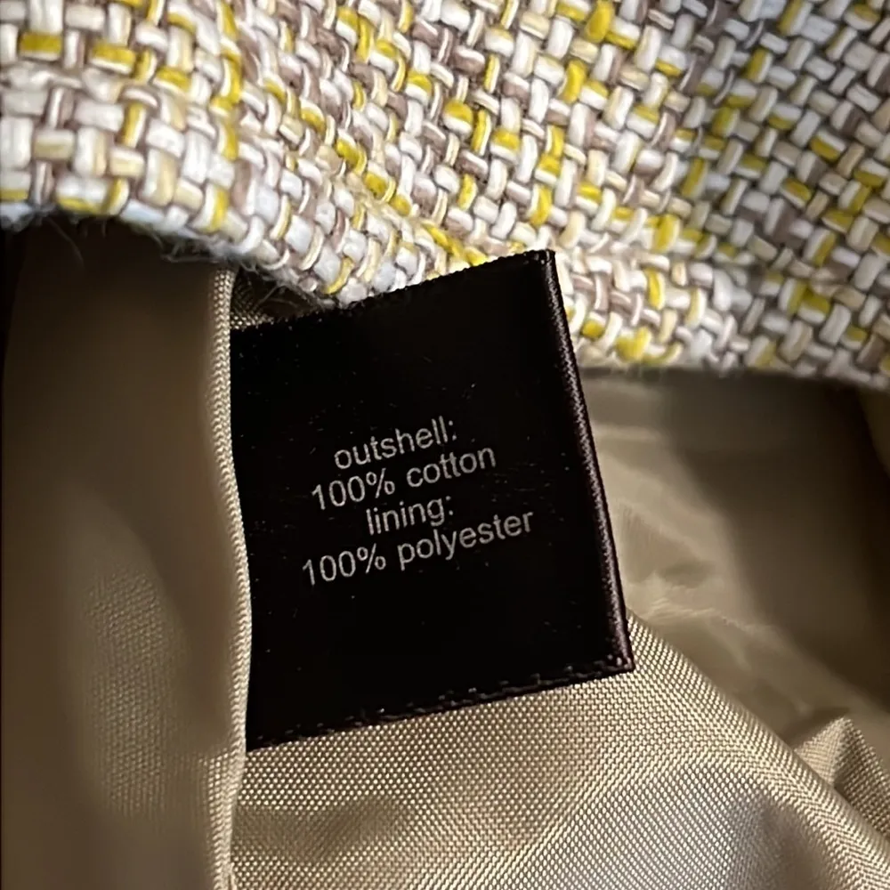 The Limited Collection large gold tan jacket textured with belt three buttons - Image 10